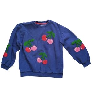 MINI BODEN Cherry Sweatshirt 8-9Y